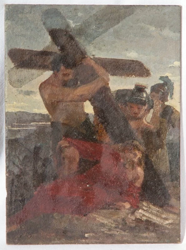 Cristo cade la seconda volta - bozzetto